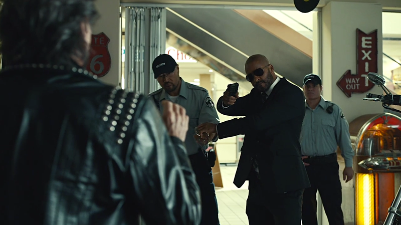 Ricky Whittle as Shadow Moon as Andy Haddock of the Secret Service